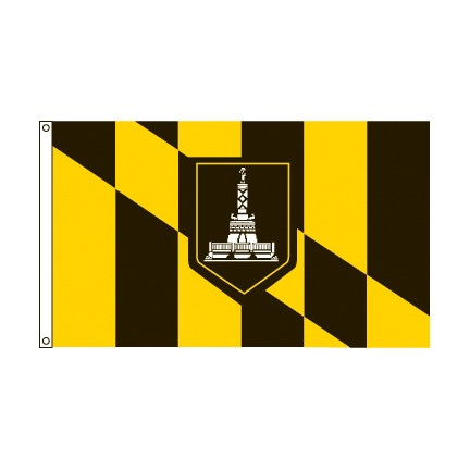 5X8 Nylon City of Baltimore Flag