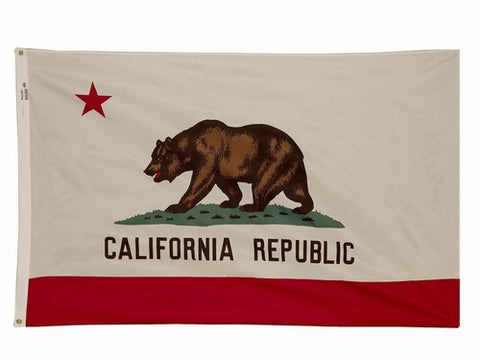 6X10FT Perma-Nyl CALIFORNIA FLAG