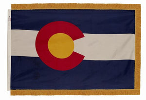 3X5FT Perma-Nyl CROWN COLORADO DYED FLAG