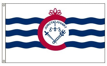 4X6 Nylon City of Cincinnati Flag