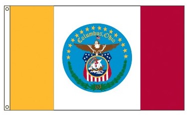 4X6 Nylon City of Columbus Flag