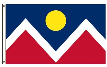4X6 Nylon City of Denver Flag