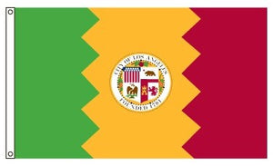 2X3FT Perma-Nyl CITY OF LOS ANGELES FLAG