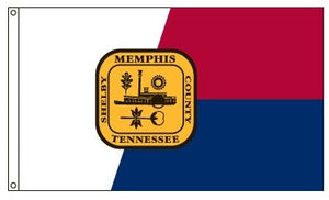 5X8 Nylon City of Memphis Flag