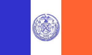 4X6FT CROWN Perma-Nyl CITY OF NEW YORK FLAG