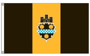 3X5 Nylon City of Pittsburgh Flag
