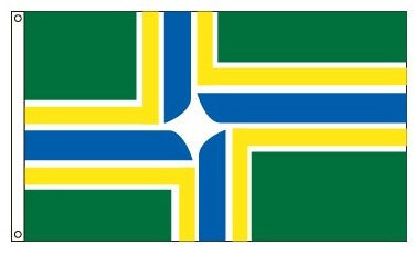 4X6 Nylon City of Portland Flag