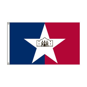 2X3 Nylon City of San Antonio Flag