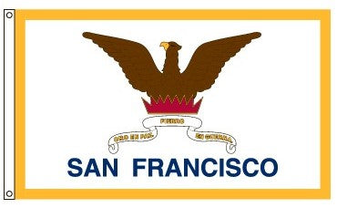 6X10 Nylon City of San Francisco Flag