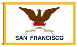 6X10 Nylon City of San Francisco Flag
