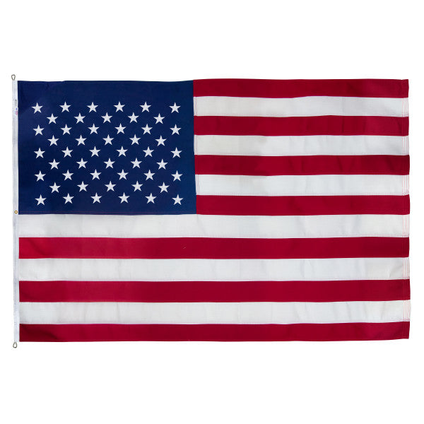 American Flag 10'x15' Spun 2-Ply KoralexII Polyester Rope and Thimble