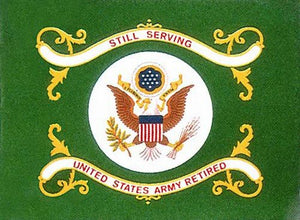 Perma-Nyl 3' x 5' Nylon Army Retired Flag (USMIL)