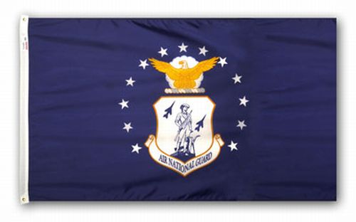 Perma-Nyl 3' x 5' Nylon Air National Guard Flag (USMIL)