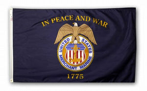 Perma-Nyl 3' x 5' Nylon Merchant Marine Flag (USMIL)