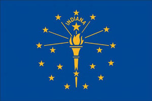 3X5 SPECTRAPRO INDIANA FLAG