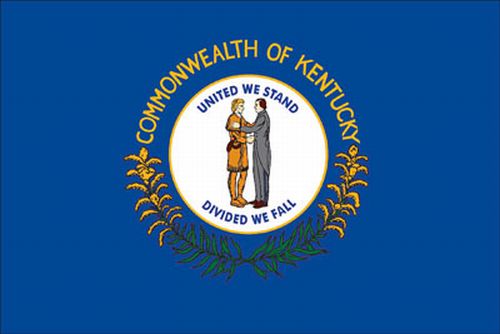 8X12FT Perma-Nyl KENTUCKY ROPED FLAG