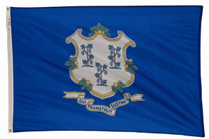 4X6FT  Perma-Nyl  CONNECTICUT DYED FLAG