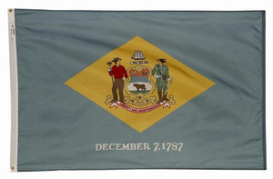 2X3FT  Perma-Nyl  DELAWARE DYED FLAG