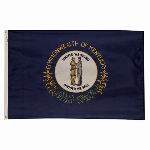 2X3FT Perma-Nyl KENTUCKY DYED FLAG