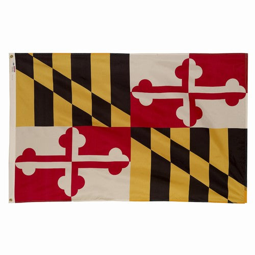 2X3FT Perma-Nyl MARYLAND DYED FLAG