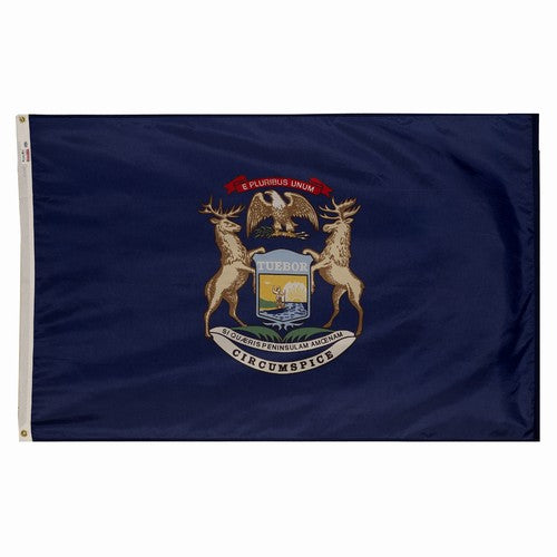 6X10FT Perma-Nyl MICHIGAN FLAG