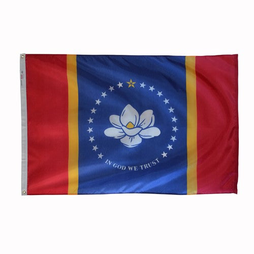 2X3FT Perma-Nyl MISSISSIPPI 2020 DYED FLAG
