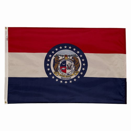 2X3FT Perma-Nyl MISSOURI DYED FLAG
