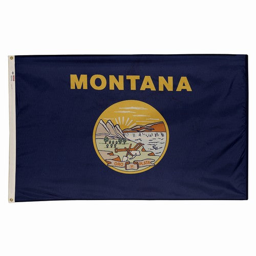 2X3FT Perma-Nyl MONTANA DYED FLAG