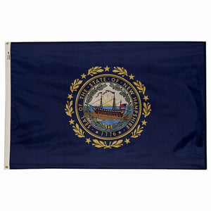 2X3FT Perma-Nyl NEW HAMPSHIRE DYED FLAG