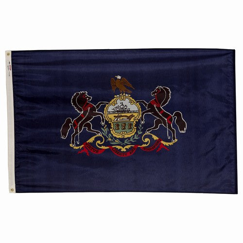 2X3FT Perma-Nyl PENNSYLVANIA DYED FLAG