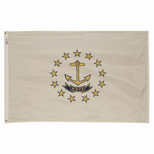 2X3FT Perma-Nyl RHODE ISLAND DYED FLAG