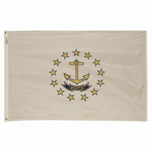 2X3FT Perma-Nyl RHODE ISLAND DYED FLAG