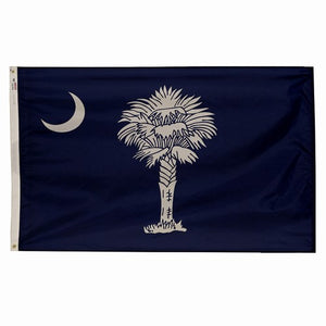 5X8FT Perma-Nyl SOUTH CAROLINA DYED FLAG