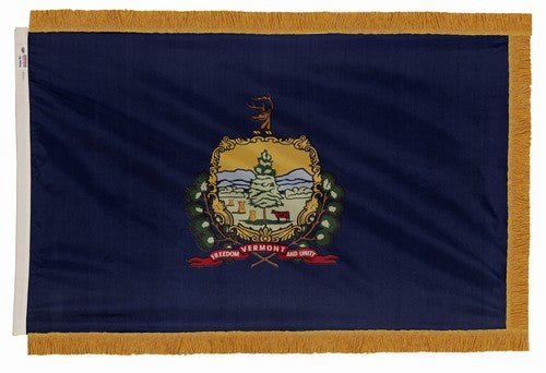 3X5FT CROWN Perma-Nyl VERMONT DYED FLAG