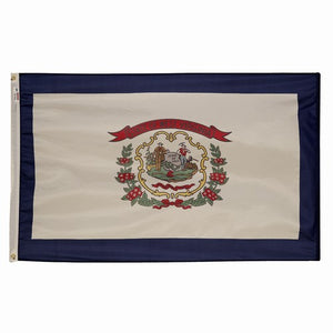 5X8FT Perma-Nyl WEST VIRGINIA DYED FLAG
