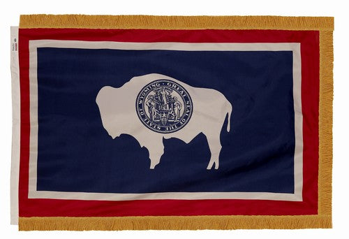 3X5FT CROWN Perma-Nyl WYOMING DYED FLAG
