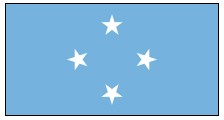 2X3FT Perma-Nyl MICRONESIA DYED FLAG