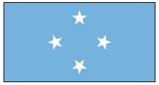 2X3FT Perma-Nyl MICRONESIA DYED FLAG