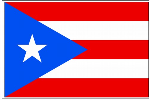 2X3FT Perma-Nyl PRT PUERTO RICO DYED FLAG