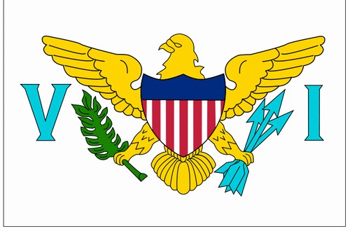2X3FT Perma-Nyl VIRGIN ISLANDS DYED FLAG