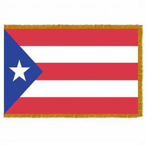 4X6FT CROWN Perma-Nyl PUERTO RICO DYED FLAG