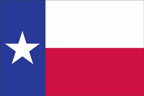 8X12FT Perma-Nyl TEXAS ROPED FLAG