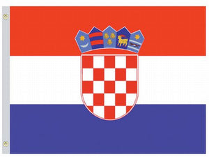 Valprin 4 x 6 Inch Croatia Stick Flag (minimum order 12)