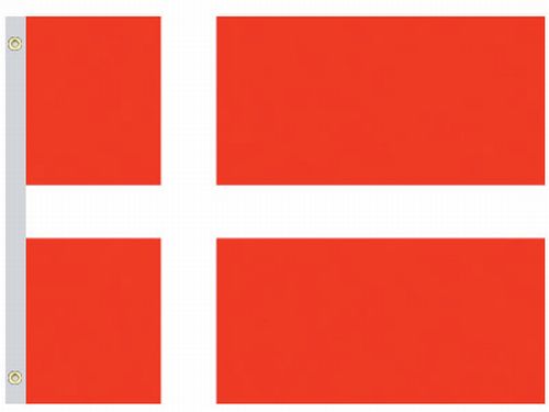 Perma-Nyl 3' x 5' Nylon Denmark Flag
