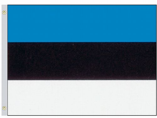 Valprin 4 x 6 Inch Estonia Stick Flag (minimum order 12)