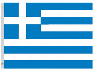 Valprin 4 x 6 Inch Greece Stick Flag (minimum order 12)