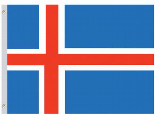 Perma-Nyl 3' x 5' Nylon Iceland Flag