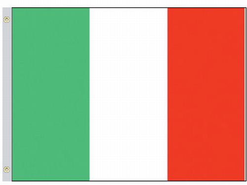 Valprin 4 x 6 Inch Italy Stick Flag (minimum order 12)
