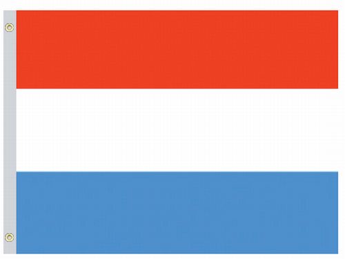 Valprin 4 x 6 Inch Luxembourg Stick Flag (minimum order 12)