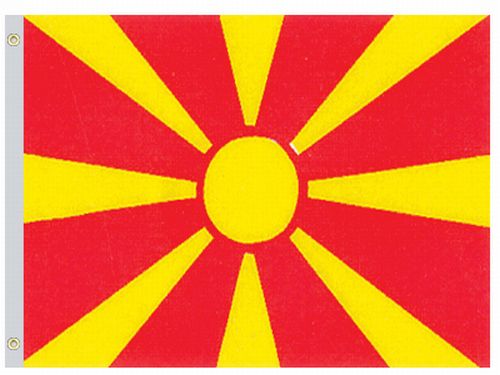 Perma-Nyl 3' x 5' Nylon Macedonia Flag